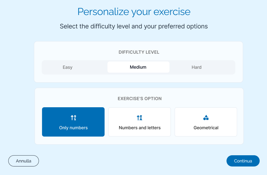Personalize Exercise